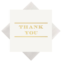 #88 thank you - foil print